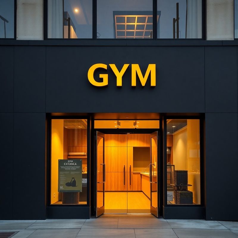 Co Ltd San Diego gym entrance on Sports Arena Blvd at dawn