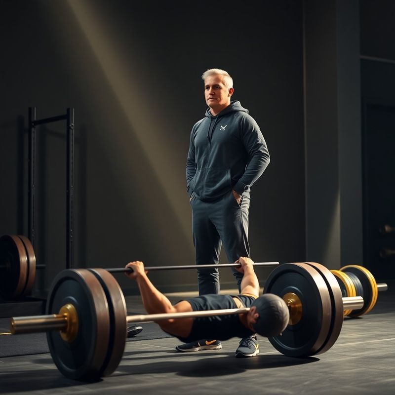 Co Ltd coach guiding an athlete through a deadlift on the gym floor